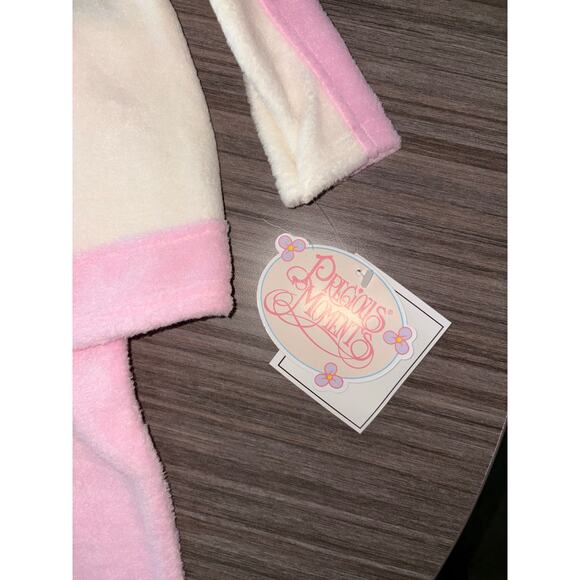 Precious Moments Pink & Cream Fleece Set – Swing & Butterfly Embroidery – 18M - Picture 4 of 4